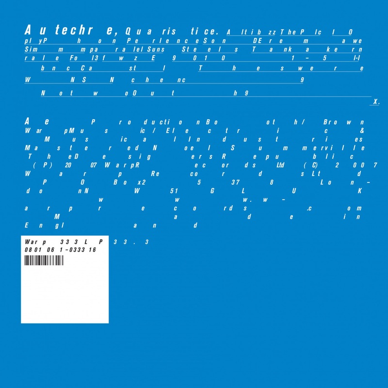 2LP – Autechre – Quaristice