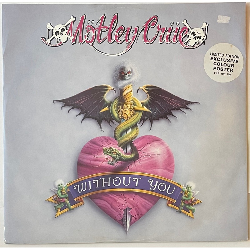 Mtley Cre  Without You 12 Single (Ltd Edition, Poster)