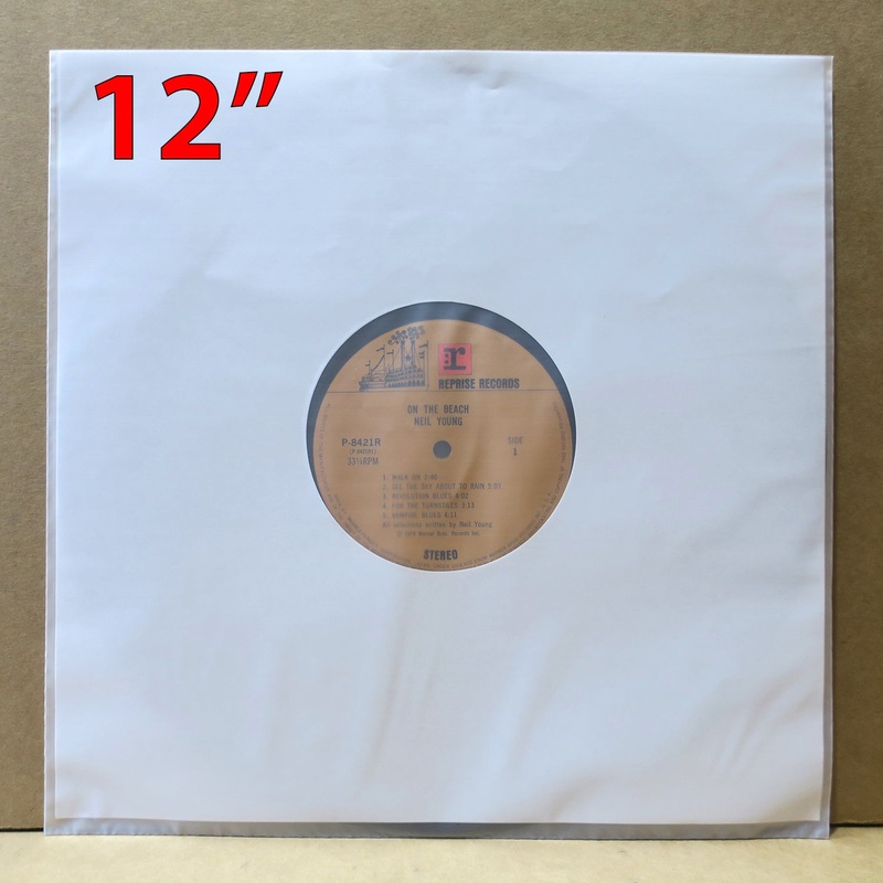 12 Inner Sleeves Anti-static Poly: 4 Layer