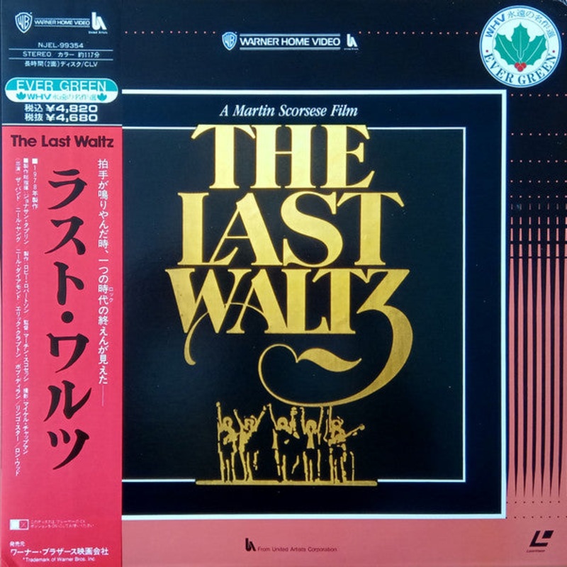 The Band – The Last Waltz – Laserdisc, 12, NTSC – Near Mint (NM or M-)