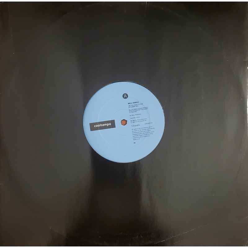 Milli Vanilli – Girl You Know It’s True (N.Y. Subway Mix) 12 Single