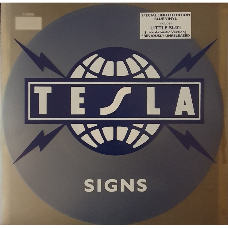 Tesla – Signs 12 Single (Ltd Blue)