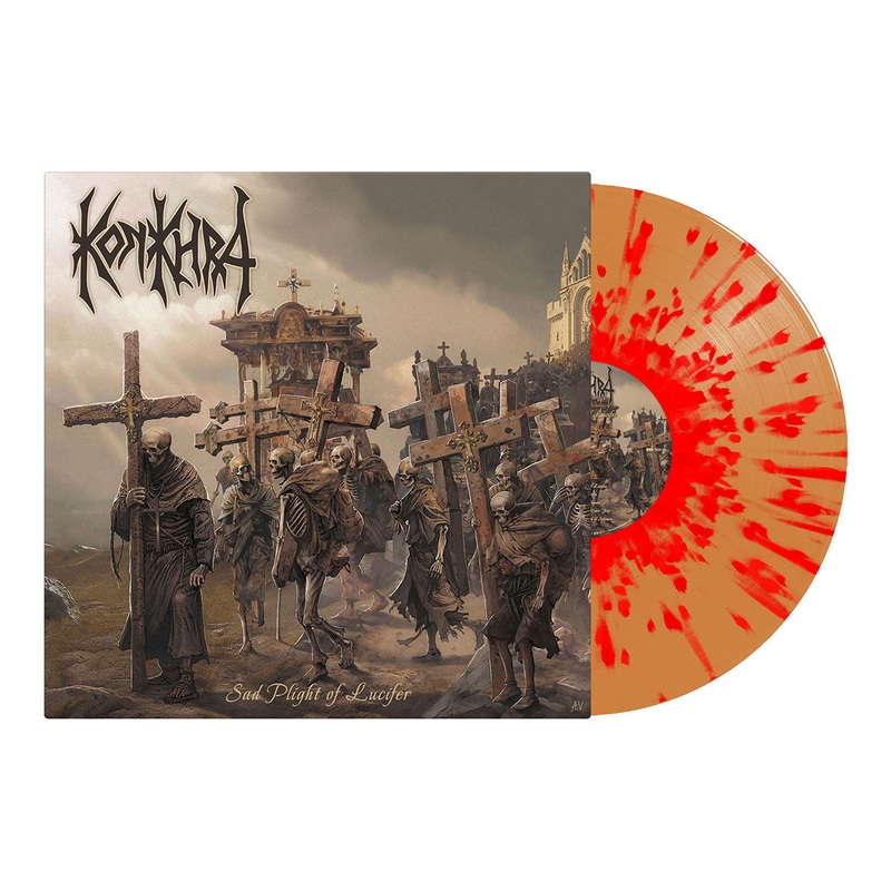 KONKHRA – Sad Plight Of Lucifer LP (Orange/Red Splatter Vinyl)