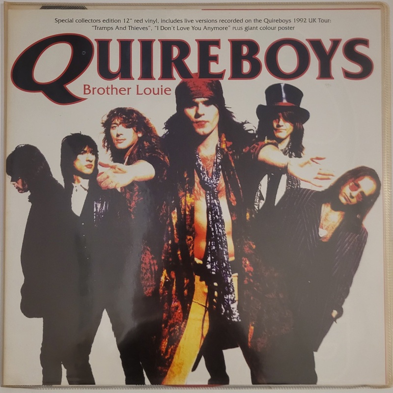Quireboys – Brother Louie 12 Single (Ltd Red Vinyl + Poster)