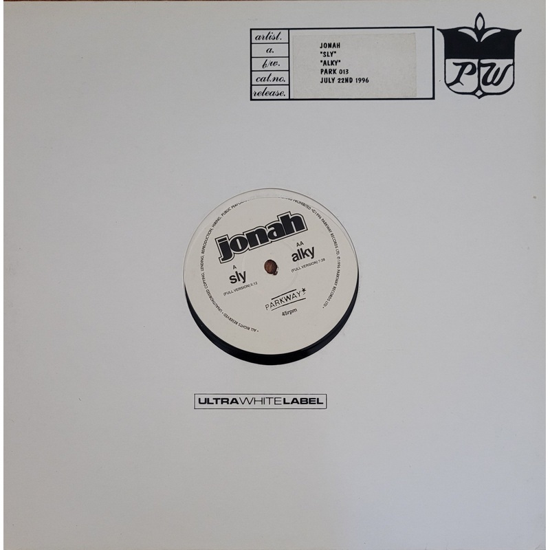 Jonah – Sly / Alky 12 Single