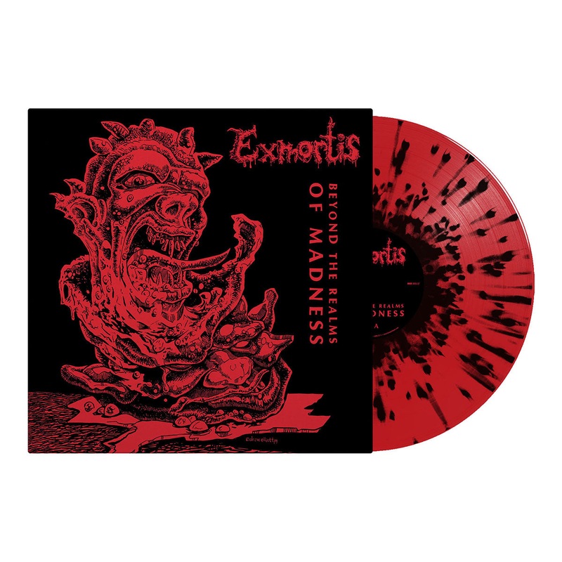 EXMORTIS – Beyond The Realms Of Madness LP (Transparent Red/Black Splatter Vinyl)