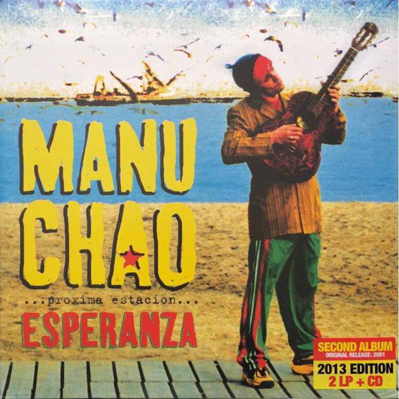 Manu Chao – …Prxima Estacin… Esperanza – 2xLP, Album, RE + CD, Album, RE, RP + Gat – Mint (M)