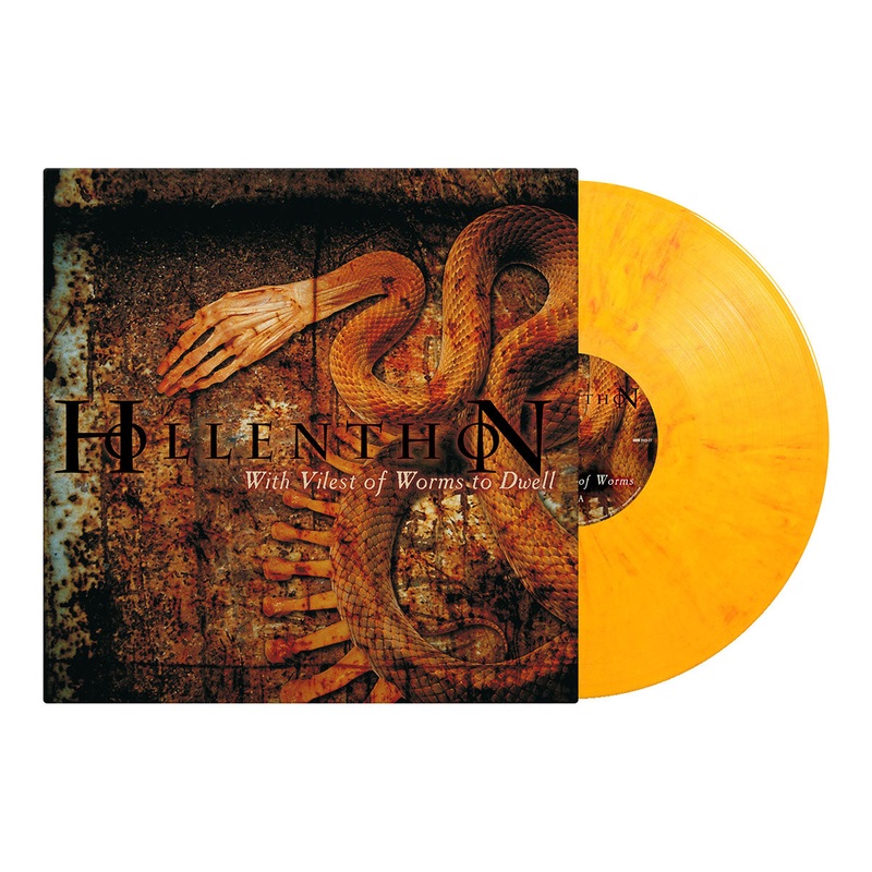 HOLLENTHON – With Vilest Of Worms To Dwell LP (Yellow/Red Marble Vinyl)