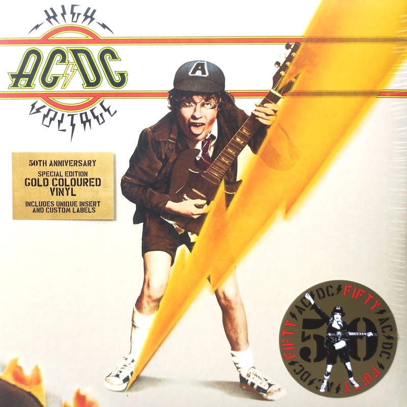 AC/DC ‘High Voltage’ Anniversary GOLD Vinyl LP
