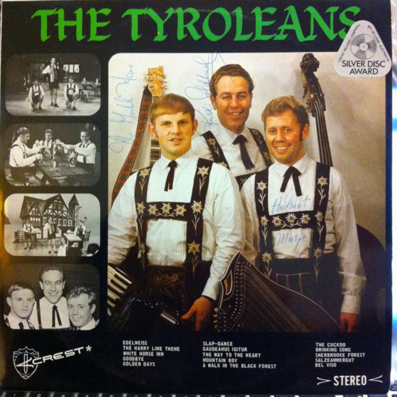The Tyroleans – The Tyroleans – LP, Album – Very Good Plus (VG+)