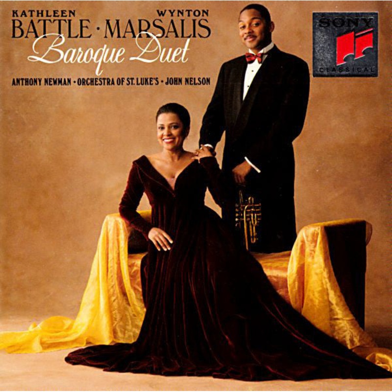 USED CD – Kathleen Battle  Wynton Marsalis, Anthony Newman, Orchestra Of St. Luke’s, John Nelson  Baroque Duet