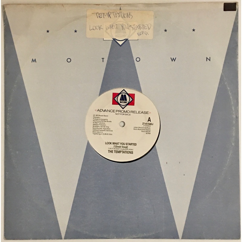 The Temptations – Look What You Started 12 Single (Promo)