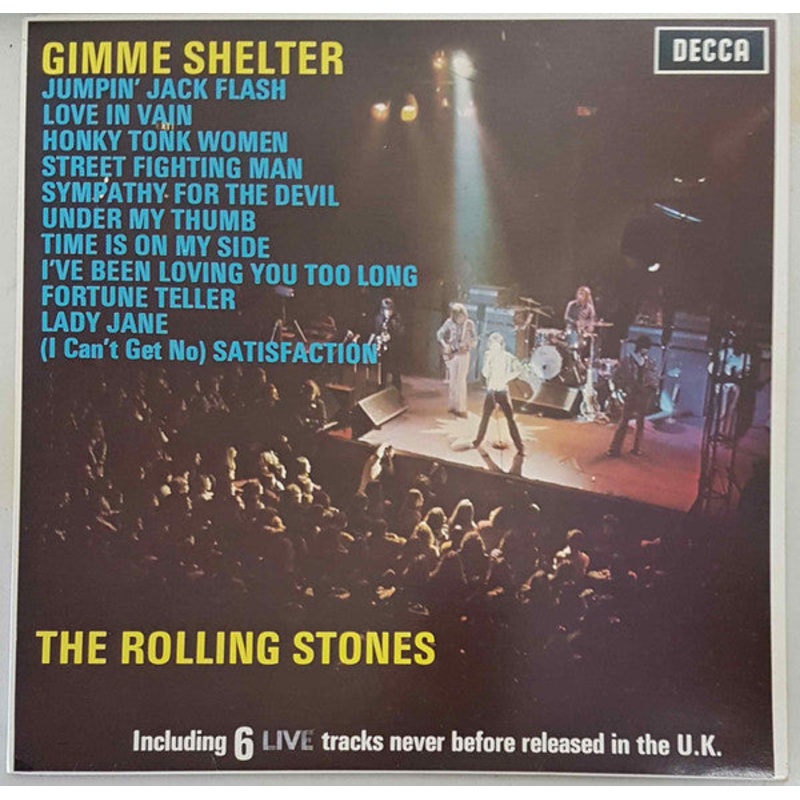 The Rolling Stones – Gimme Shelter – LP, Comp, RE – Very Good Plus (VG+)