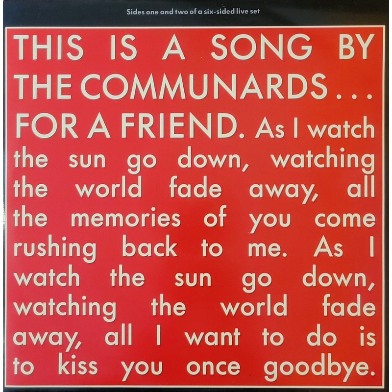 The Communards – For A Friend 12 Single