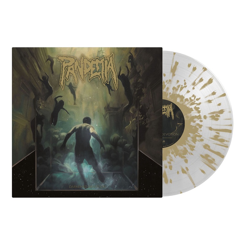 PANDEMIA – Darkened Devotion LP (Clear/Gold Splatter Vinyl)