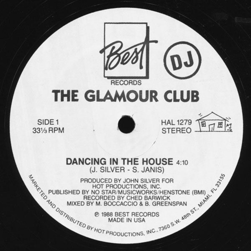 The Glamour Club – Dancing In The House – 12, Whi – Near Mint (NM or M-)