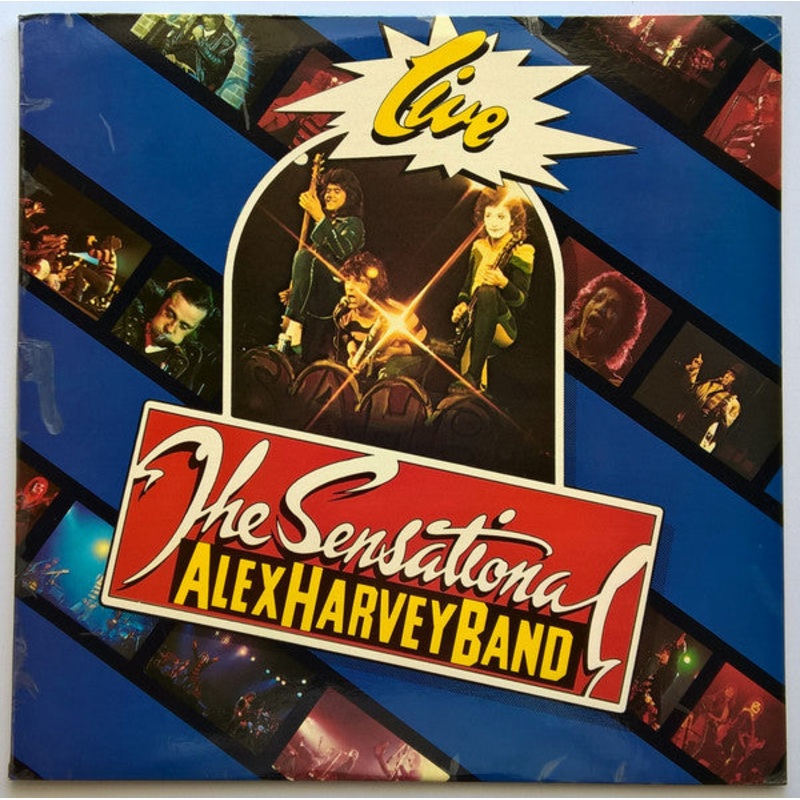 The Sensational Alex Harvey Band – Live – LP, Album – Very Good Plus (VG+)