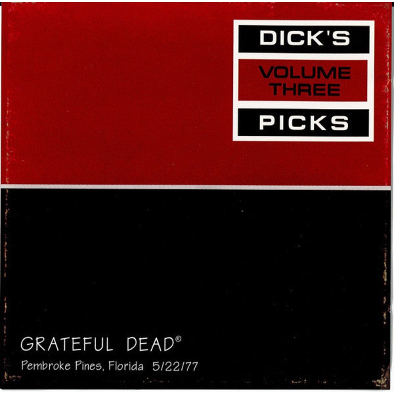 USED 2CD – Grateful Dead  Dick’s Picks Volume Three: Pembroke Pines, Florida 5/22/77