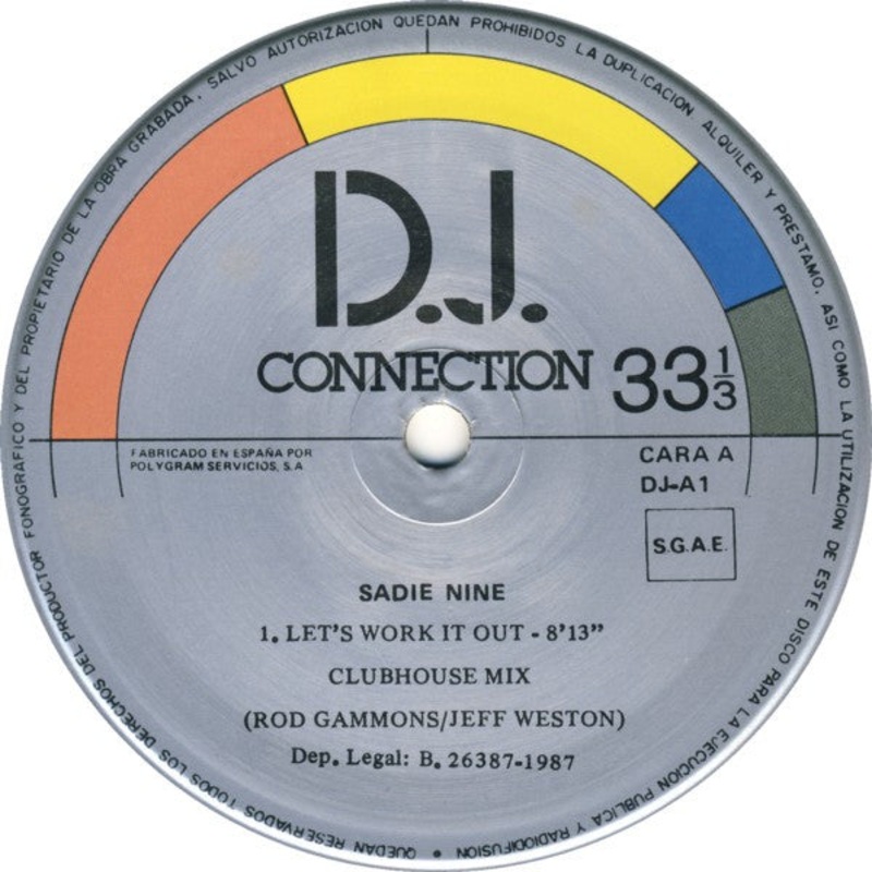 Sadie Nine – Let’s Work It Out – 12 – Very Good Plus (VG+)