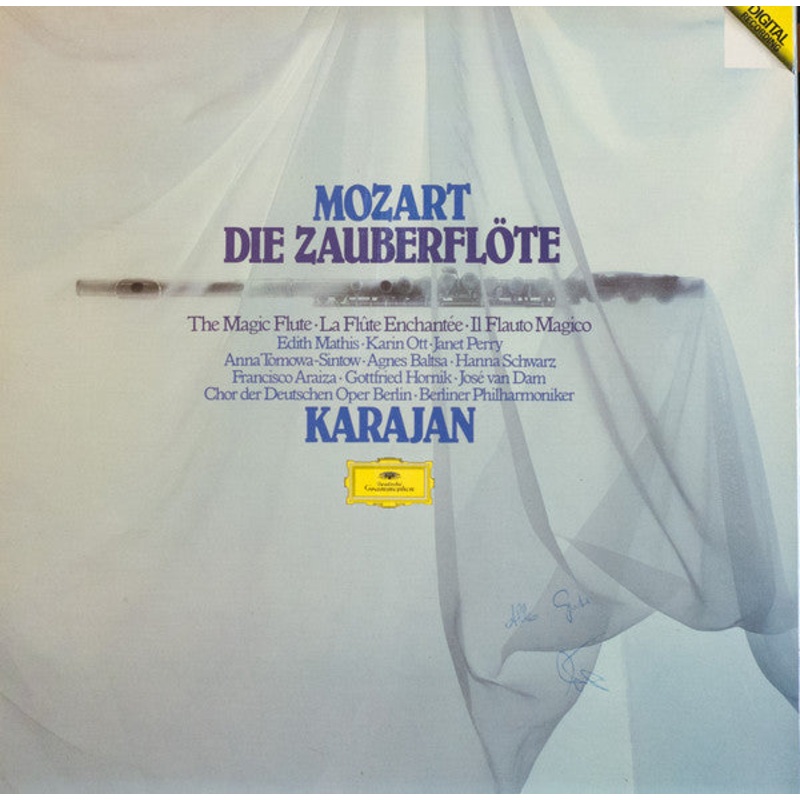 Wolfgang Amadeus Mozart, Herbert Von Karajan – Die Zauberflte – 3xLP, Dig + LP, Maxi, Mono + Box, Ltd – Very Good Plus (VG+)