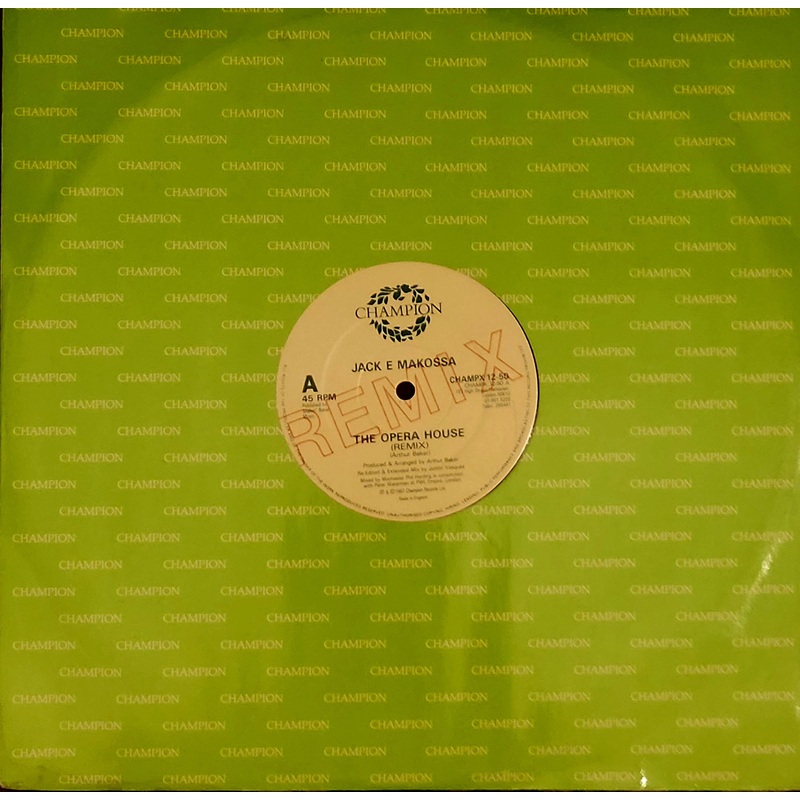 Jack E Makossa – The Opera House (Remix) 12 Single