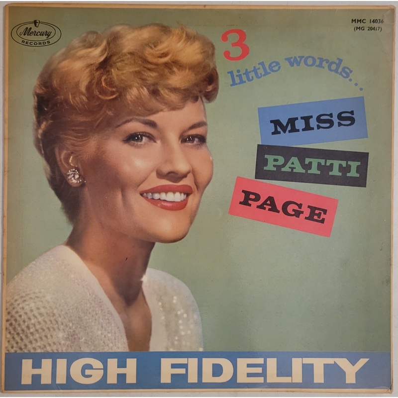 Patti Page – 3 Little Words…Miss Patti Page Lp