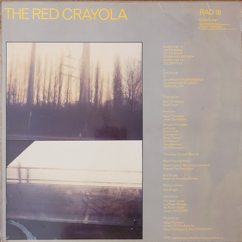 The Red Crayola – Soldier-Talk Lp