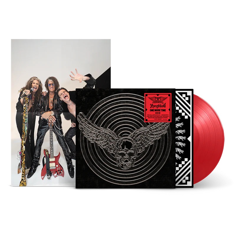 AEROSMITH & YUNGBLUD – One More Time Red Vinyl IMPORT