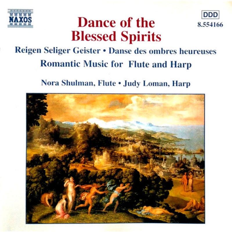 USED CD – Nora Shulman  Judy Loman  Dance Of The Blessed Spirits (Romantic Music For Flute And Harp)