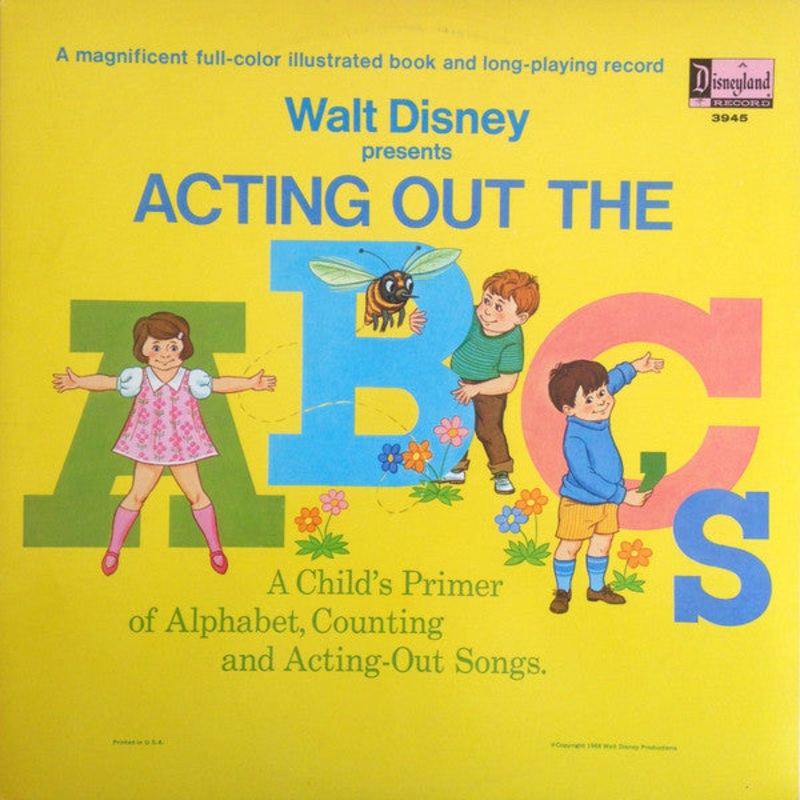 Various – Walt Disney Presents Acting Out The ABC’s – LP – Mint (M)