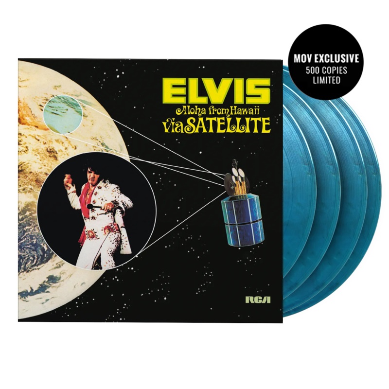 Aloha From Hawaii Via Satellite – Blue/White Marble Vinyl