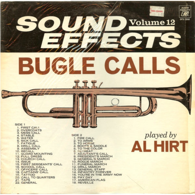 Al Hirt – Sound Effects Volume 12 – Bugle Calls – LP, Album – Very Good Plus (VG+)
