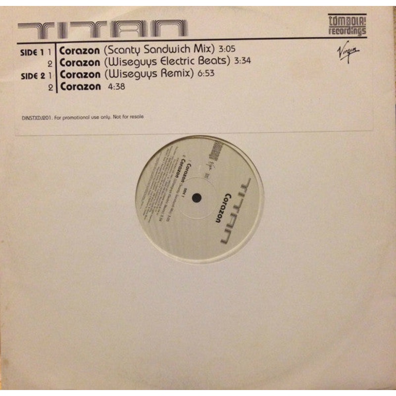 Titan – Corazon – 12 – Very Good (VG)