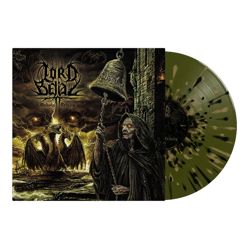 LORD BELIAL – Unholy Trinity LP (Swamp Green/Gold/Black Splatter Vinyl)