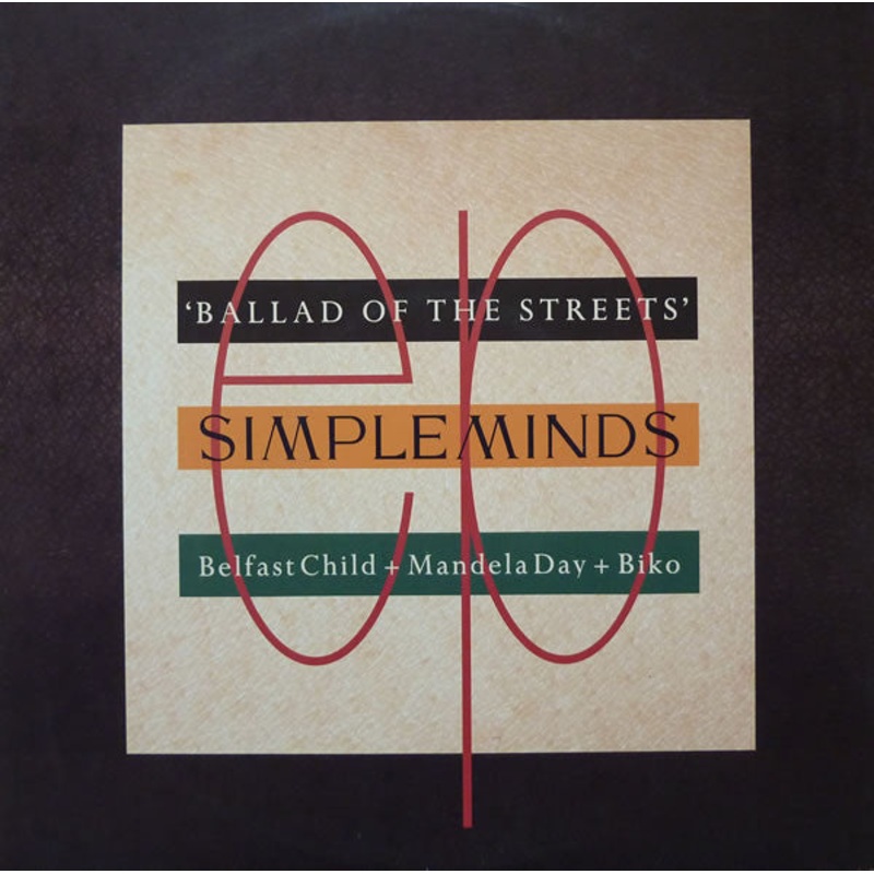 Simple Minds – Ballad Of The Streets – 12, EP – Mint (M)