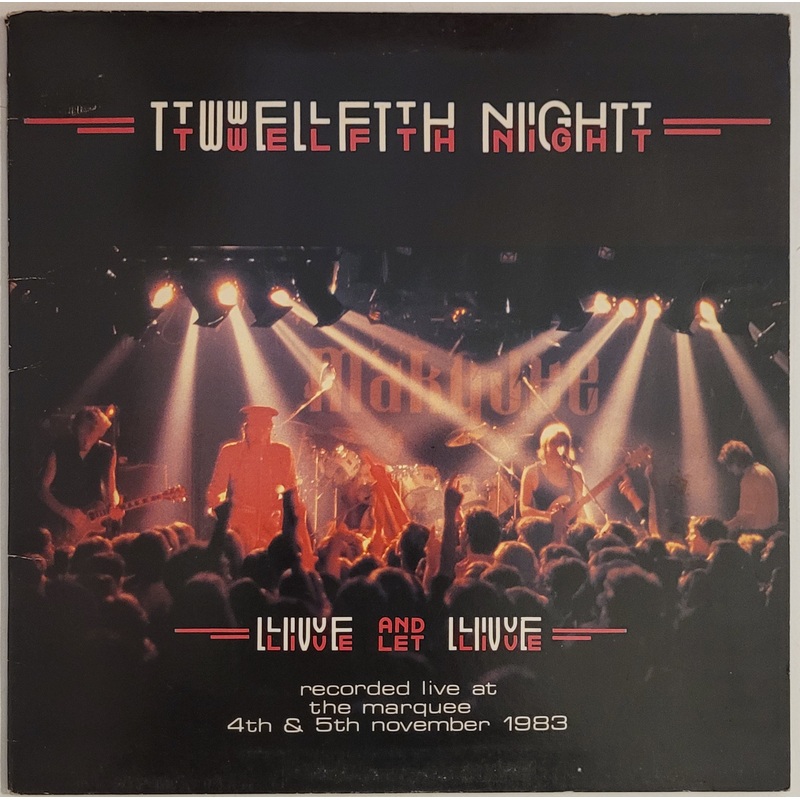 Twelfth Night – Live And Let Live Lp