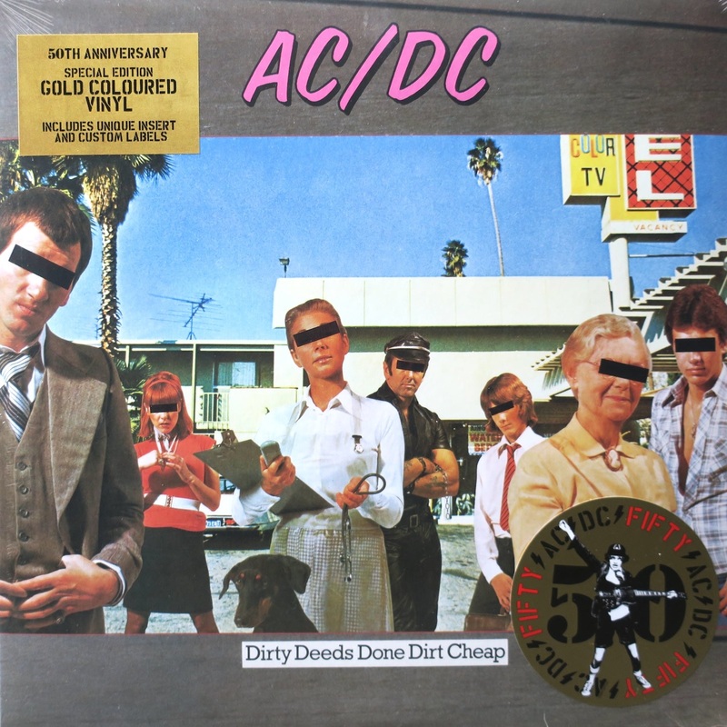 AC/DC ‘Dirty Deeds Done Dirt Cheap’ Anniversary GOLD Vinyl LP