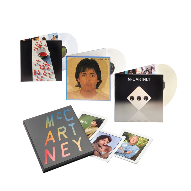 McCartney I II III (Limited Edition Clear, White, and Creamy White Colour) 3LP Box Set