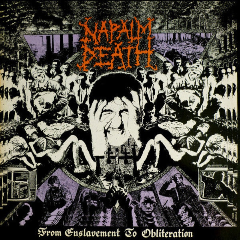 NAPALM DEATH – From Enslavement To Obliteration LP (Purple/White Splatter Vinyl)