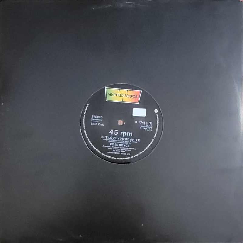 Rose Royce – Is It Love You’re After 12 Single
