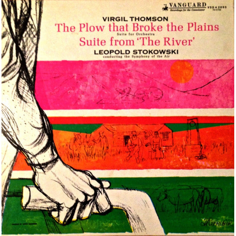 Virgil Thomson, Symphony Of The Air, Leopold Stokowski – The Plow That Broke The Plains / Suite From ‘The River’ – LP, Album, RP – Near Mint (NM or M-)