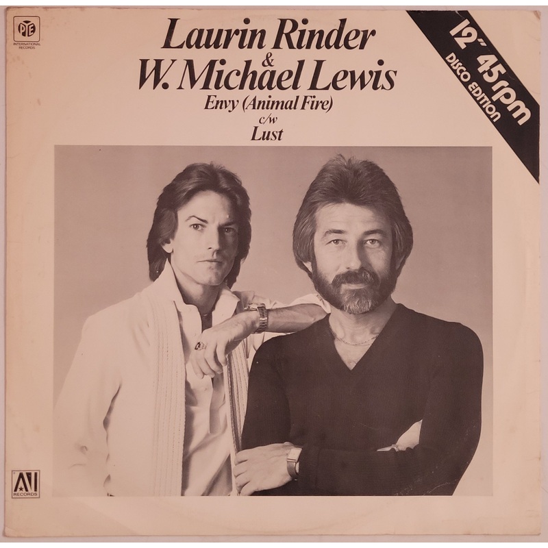 Laurin Rinder & W. Michael Lewis – Envy (Animal Fire) 12 Single