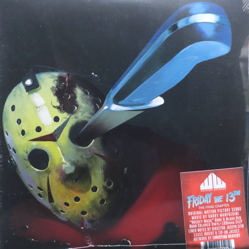 ‘FRIDAY THE 13TH Part 4: Final Chapter’ Soundtrack RED/WHITE Vinyl 2LP