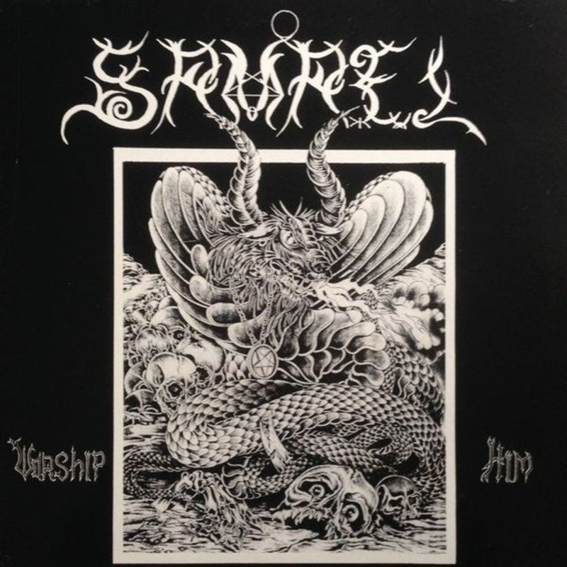 SAMAEL – Worship Him LP (White/Black Marble Vinyl)