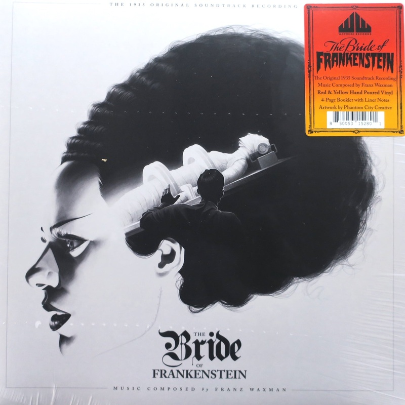 ‘BRIDE OF FRANKENSTEIN’ Soundtrack RED/YELLOW Vinyl LP
