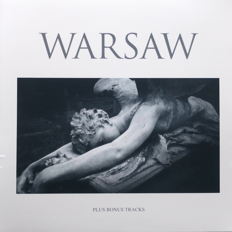 WARSAW s/t WHITE/BLACK Vinyl LP (Joy Division New Order)