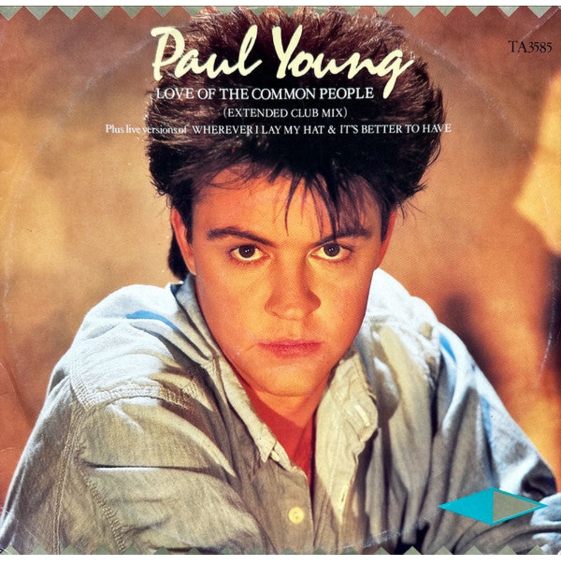 Paul Young – Love Of The Common People (Extended Club Mix) – 12 – Near Mint (NM or M-)