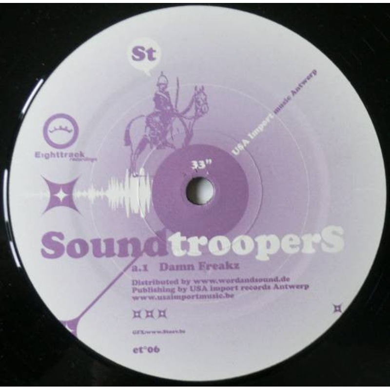 Soundtroopers – Damn Freakz – 12 – Very Good Plus (VG+)