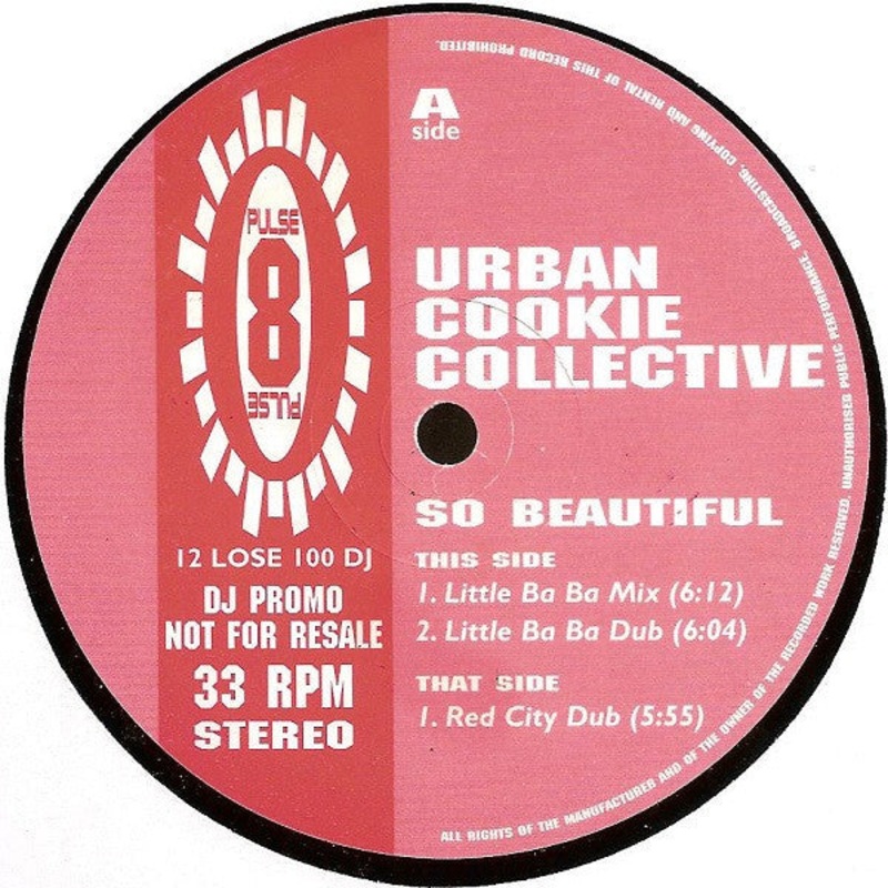 Urban Cookie Collective – So Beautiful – 12, Promo – Very Good Plus (VG+)
