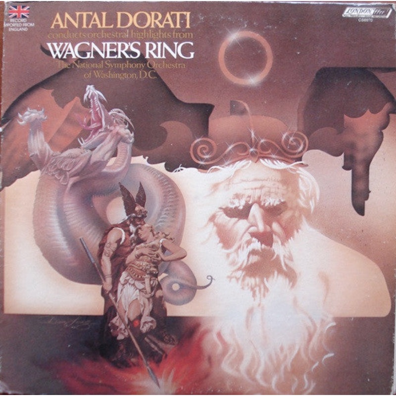 Richard Wagner / Antal Dorati Conducting National Symphony Orchestra Of Washington, D.C.* – Antal Dorati Conducts Orchestral Highlights From Wagner’s Ring – LP – Near Mint (NM or M-)